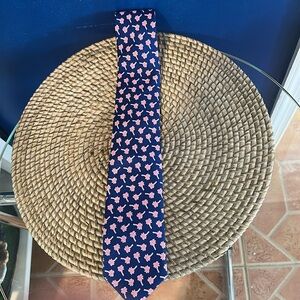 NWOT Men’s Vineyard Vines by Shep & Ian Blue & Pink Palm Tree Print Tie